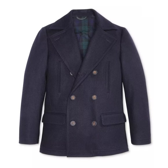 Lauren Ralph Lauren Other - Lauren Ralph Lauren Big Boys Pea Overcoat - Dark Navy Wool